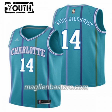 Maglia NBA Charlotte Hornet Michael Kidd-Gilchrist 14 Jordan Classic Edition Swingman - Bambino